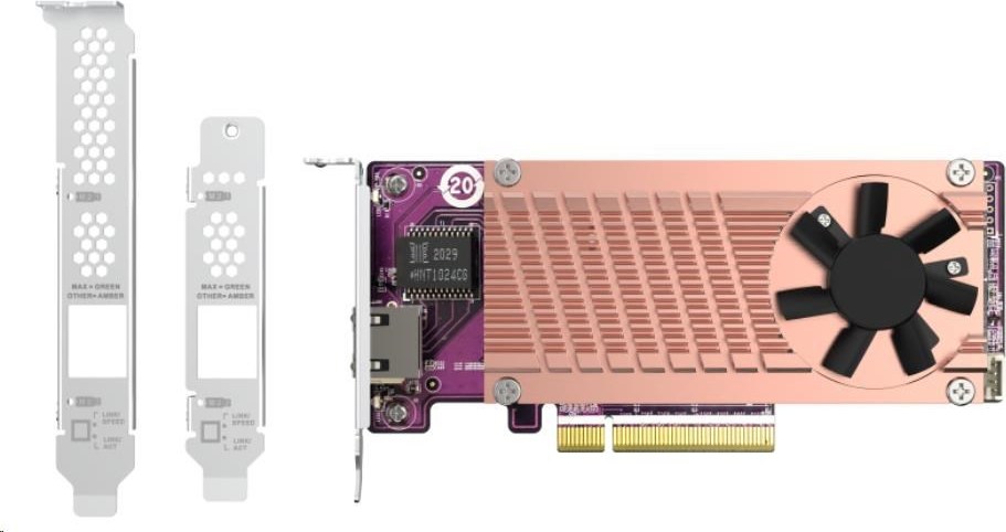 Rozširujúca karta QNAP QM2-2P10G1TB 2 x PCIe Gen3 NVMe SSD a 1 x 10GbE