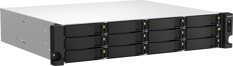 QNAP TS-1264U-RP-8G (4core 2,9GHz, 8GB RAM, 12x SATA, 2x 2,5GbE, 1x PCIe, 1x HDMI, 4x USB, 2x zdroj)