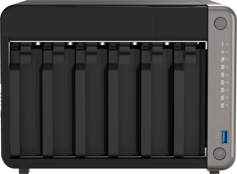 QNAP TS-AI642-8G (8core CPU, 8GB RAM, 6x SATA, 2x M.2 NVMe, 1x PCIe, 2x HDMI 4K, 1x 2,5GbE, 2x GbE)