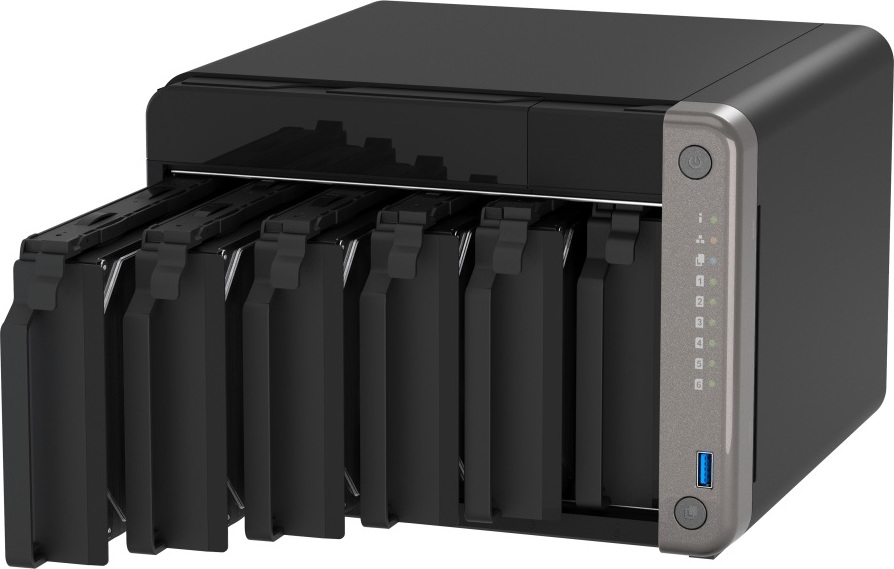 QNAP TS-AI642-8G (8core CPU, 8GB RAM, 6x SATA, 2x M.2 NVMe, 1x PCIe, 2x HDMI 4K, 1x 2,5GbE, 2x GbE)