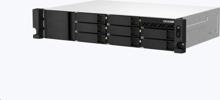 QNAP TS-873AeU-RP-4G (4C/RyzenV1500B/2,2GHz/4GBRAM/8xSATA/2xM.2/2x2,5GbE/4xUSB3.2/1xPCIe/RP)