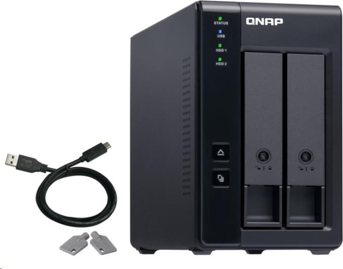 QNAP TR-002 rozšiřujicí jednotka (2xSATA, USB-C 3.2 Gen2)