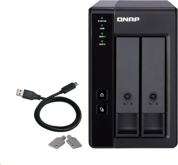 QNAP TR-002 rozšiřujicí jednotka (2xSATA, USB-C 3.2 Gen2)