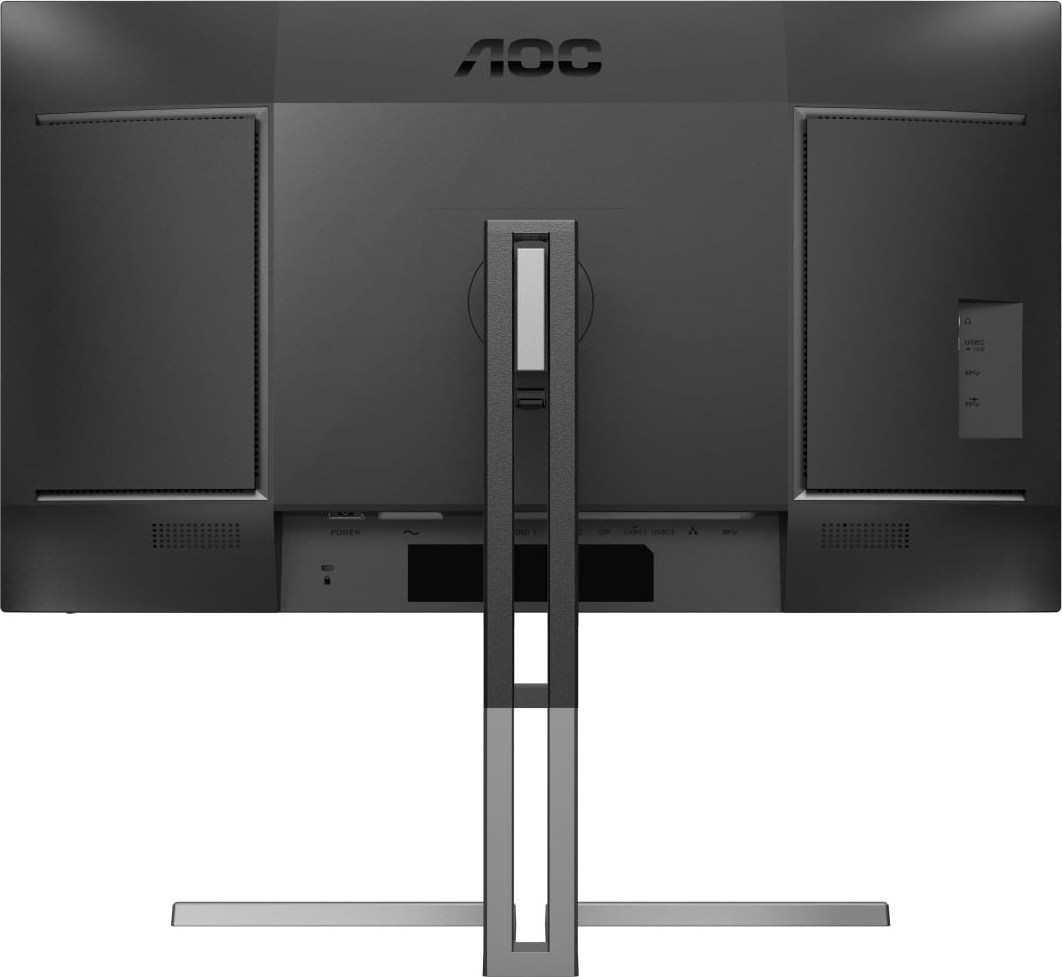 AOC MT IPS LCD WLED 27" U27U3CV - IPS nano color, 3840x2160, HDMI, DP, USB-C, USB 3.2, RJ45, pivot, repro
