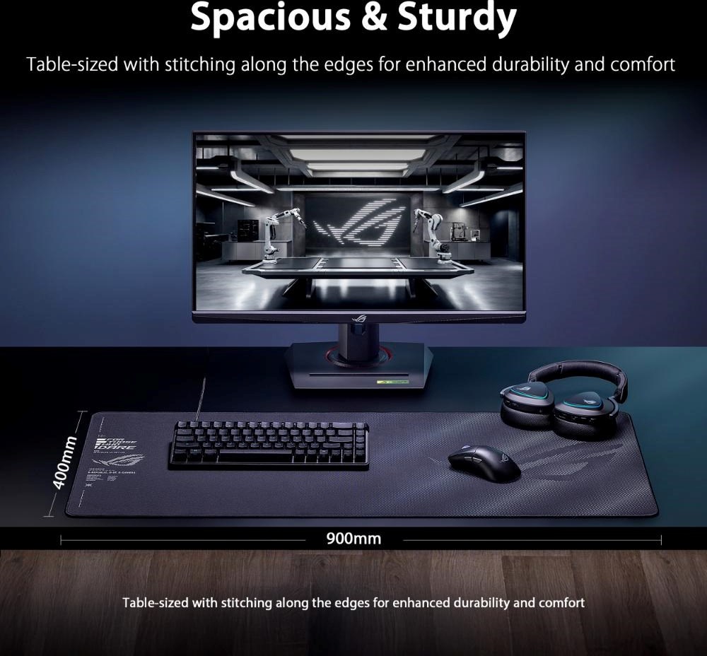 ASUS podložka pod myš ROG Sheath II XXL, textil