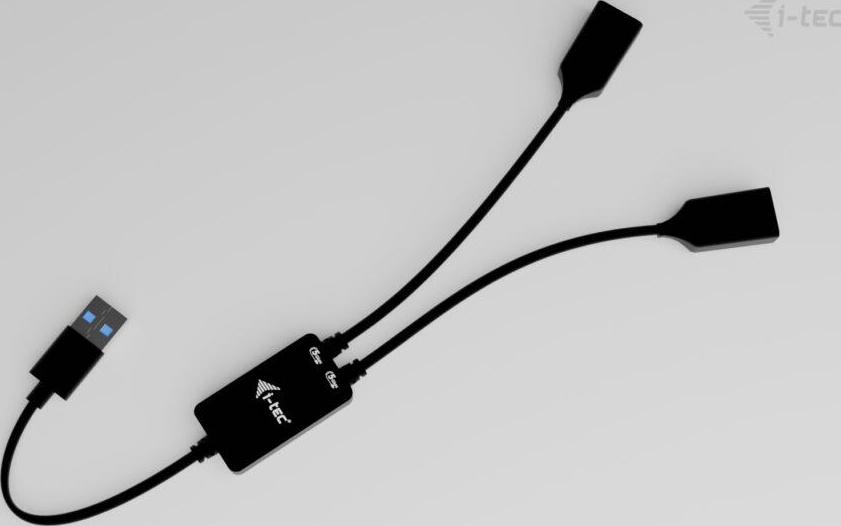i-tec USB-A Cable HUB 2 port (2x USB-A)