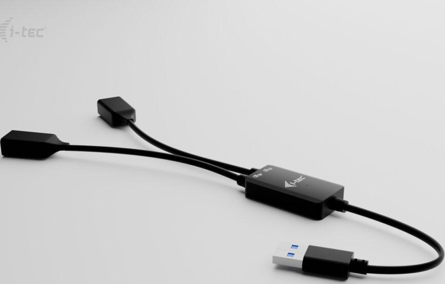 i-tec USB-A Cable HUB 2 port (2x USB-A)