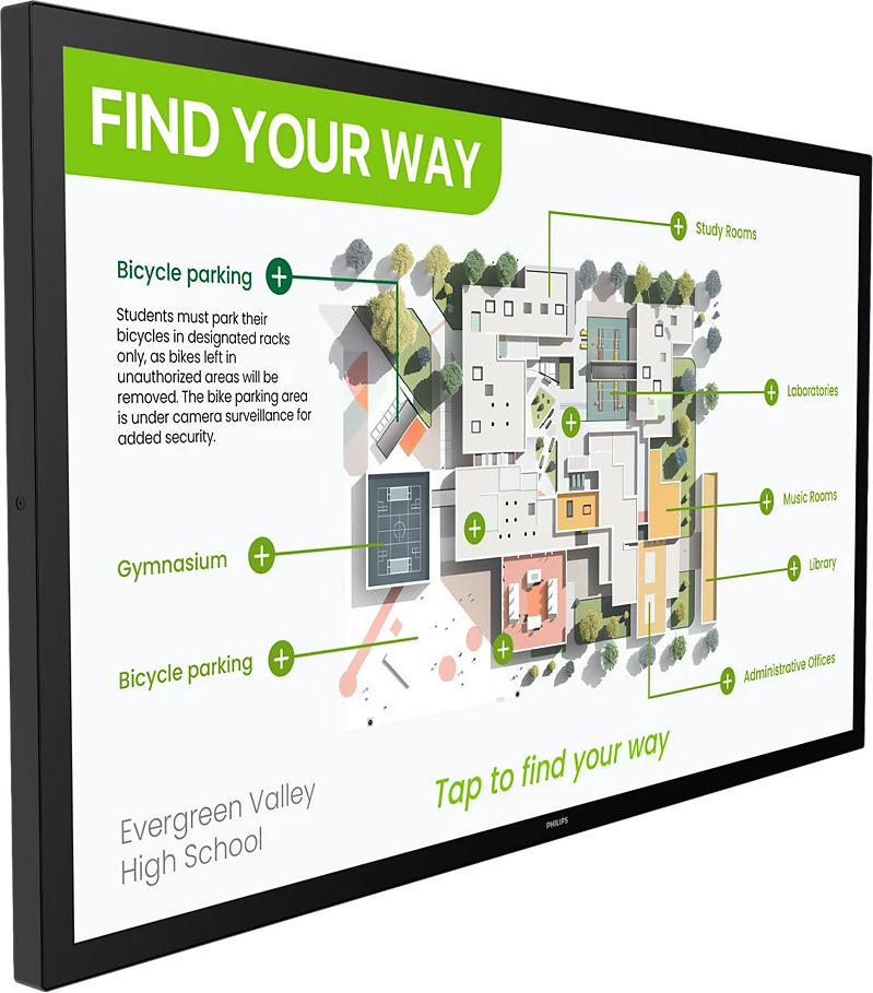 55" D-LED Philips 55BDL3751T-UHD,450c,PCap,24/7