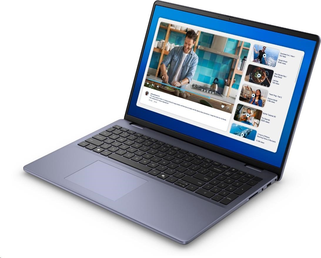 DELL NTB 16 DC16251/C7-150U/16GB/512GB SSD/16" FHD+ /Integrated/FgrPr/3 Cell/65W/WLAN/Backlit Kb/W11 Pro/3Y PS NBD