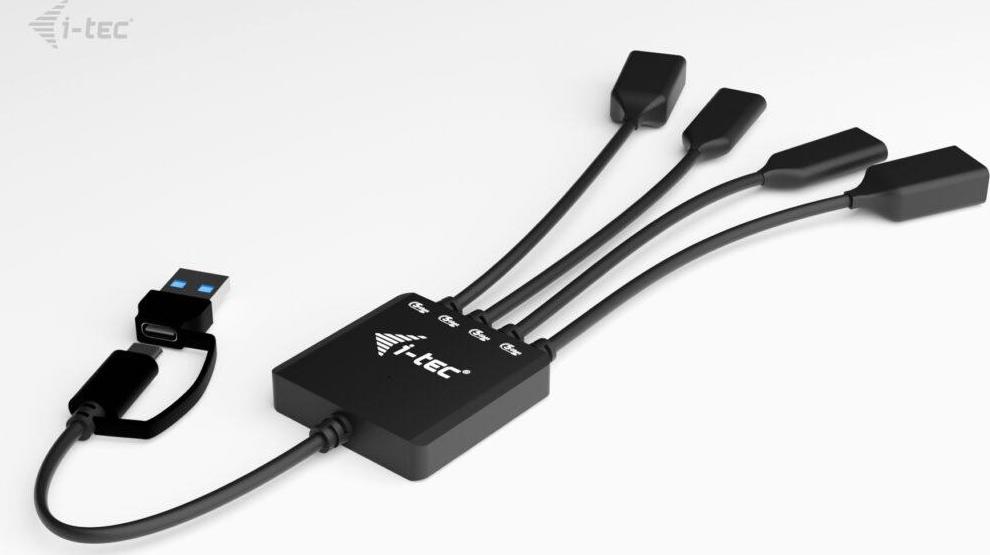 i-tec USB-C/USB-A Cable HUB 4 port (2x USB-C, 2x USB-A)