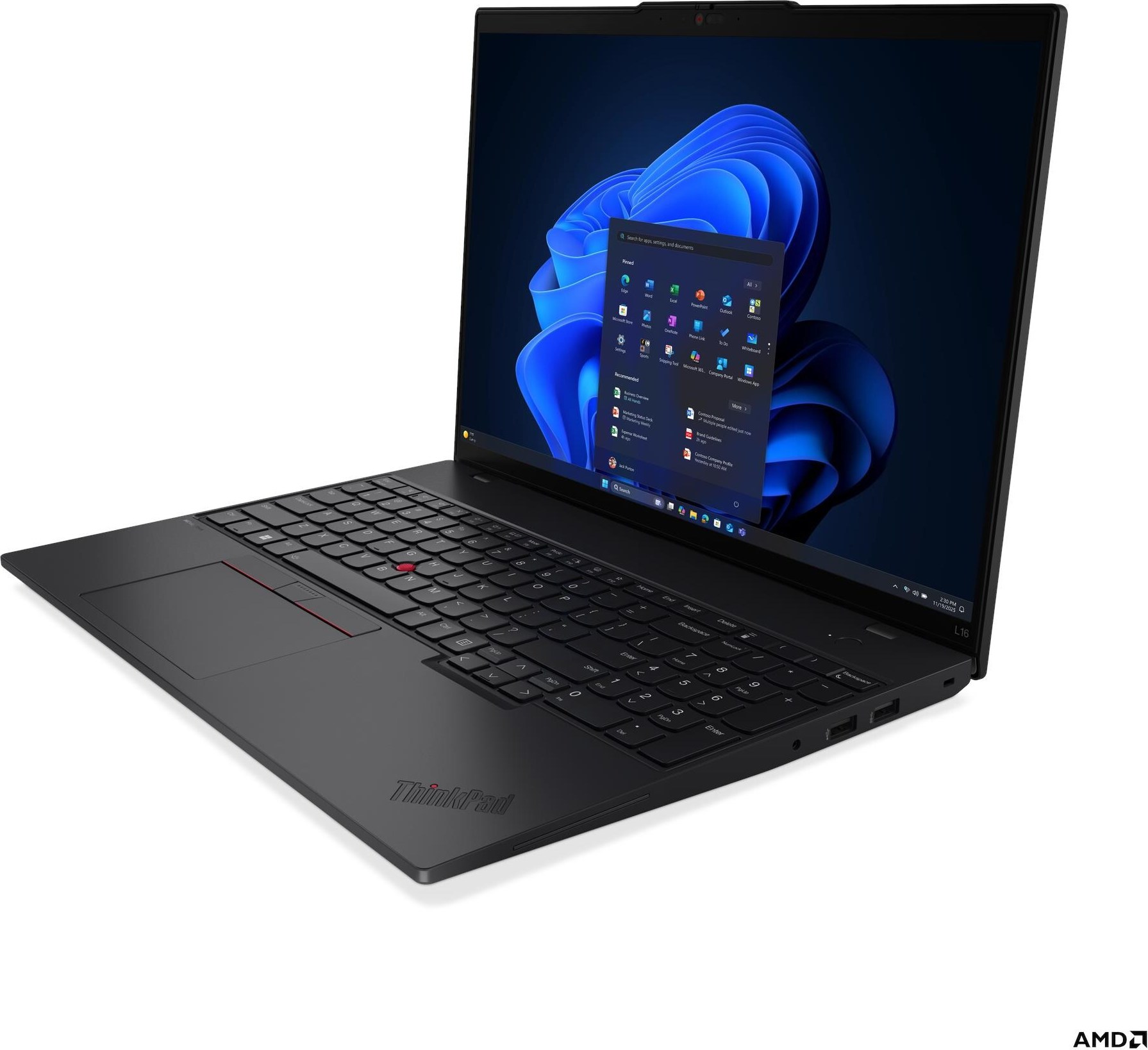 LENOVO NTB ThinkPad L16 G2- Ryzen™ 7 PRO 250,16" WUXGA IPS,32GB,1TSSD,HDMI,AMD Radeon™ 780M,W11P,3Y onsite