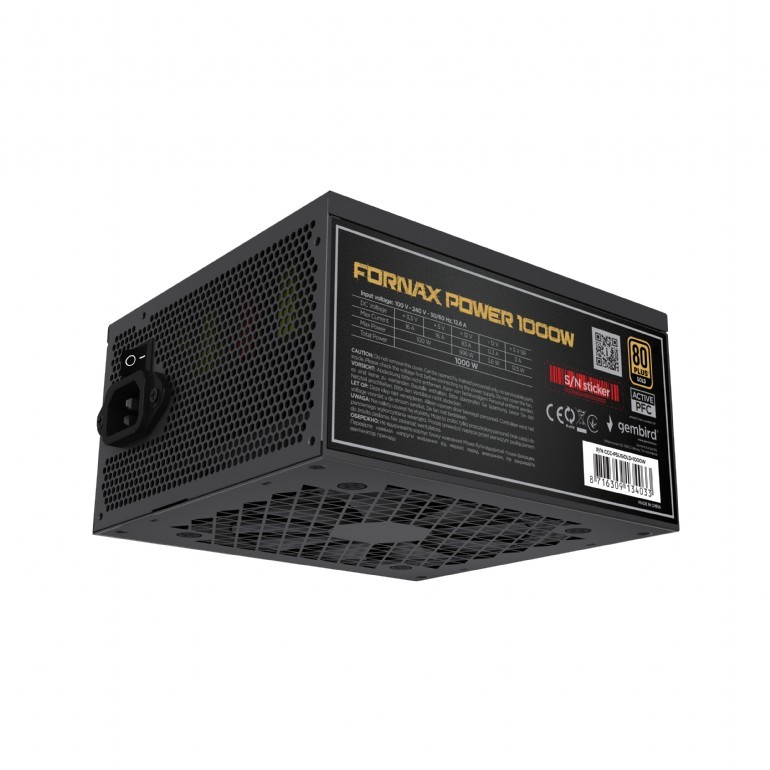 GEMBIRD FX modular 1000W Gold ATX 3.1