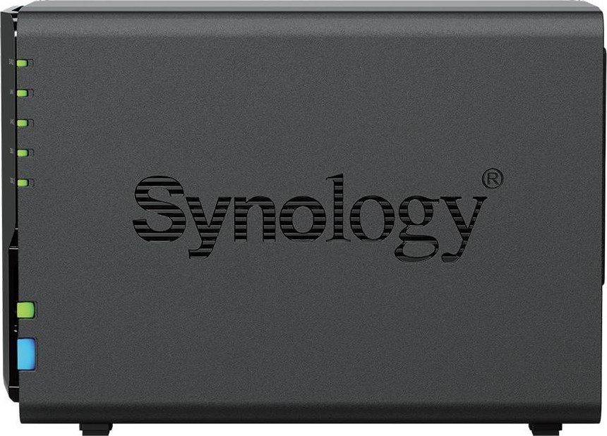 Synology DS225+ DiskStation (4C/CeleronJ4125/2,0-2,7GHz/2GBRAM/2xSATA/2xUSB3.2Gen1/1x2,5GbE/1xGbE)