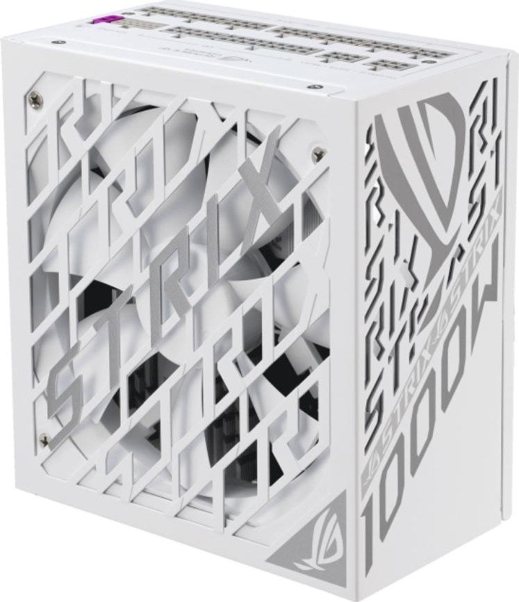 ASUS zdroj ROG STRIX 1000W White, 135mm, 80 Plus Platinum, Plně modulární, ATX 3.1
