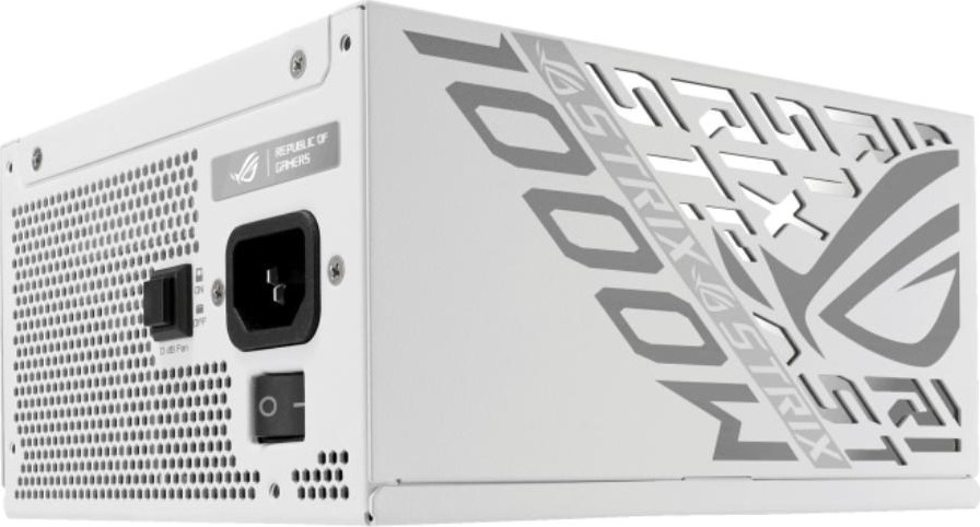 ASUS zdroj ROG STRIX 1000W White, 135mm, 80 Plus Platinum, Plně modulární, ATX 3.1