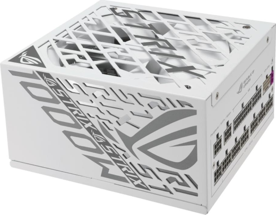 ASUS zdroj ROG STRIX 1000W White, 135mm, 80 Plus Platinum, Plně modulární, ATX 3.1
