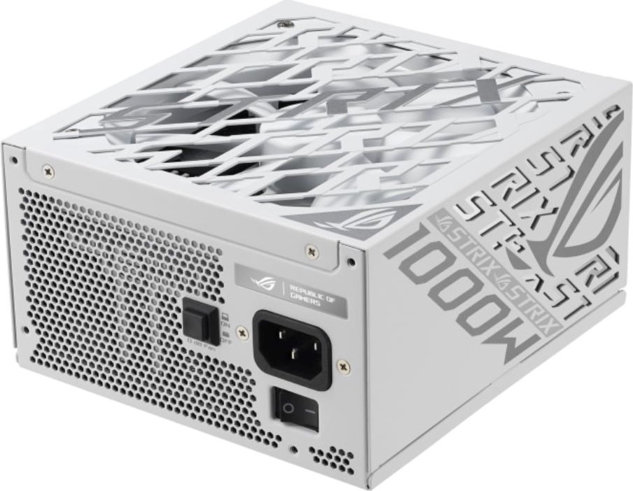 ASUS zdroj ROG STRIX 1000W White, 135mm, 80 Plus Platinum, Plně modulární, ATX 3.1