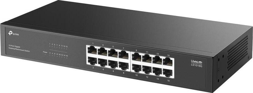 TP-Link LiteWave switch LS1016G (16xGbE, fanless)