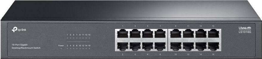 TP-Link LiteWave switch LS1016G (16xGbE, fanless)