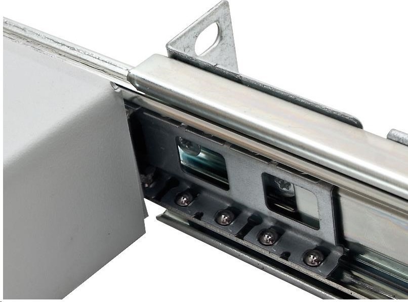 TRITON Výsuvná polica 19", 1U/350 mm, nosnosť 30 kg, čierna