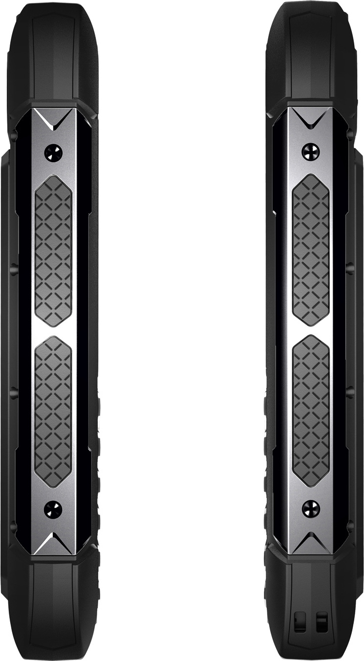 EVOLVEO StrongPhone H1, vodotěsný odolný Dual SIM telefon, černo-šedá