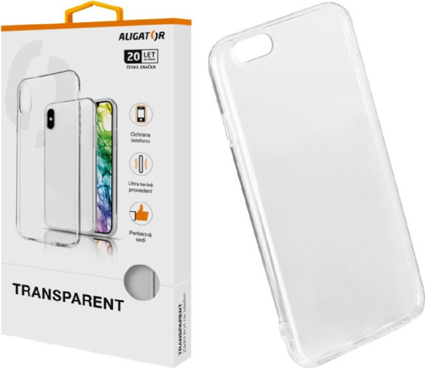 ALIGATOR Pouzdro Transparent Apple iPhone 6/6S