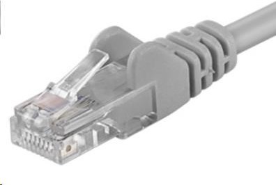 PremiumCord Patch kabel UTP RJ45-RJ45 CAT6 15m šedá