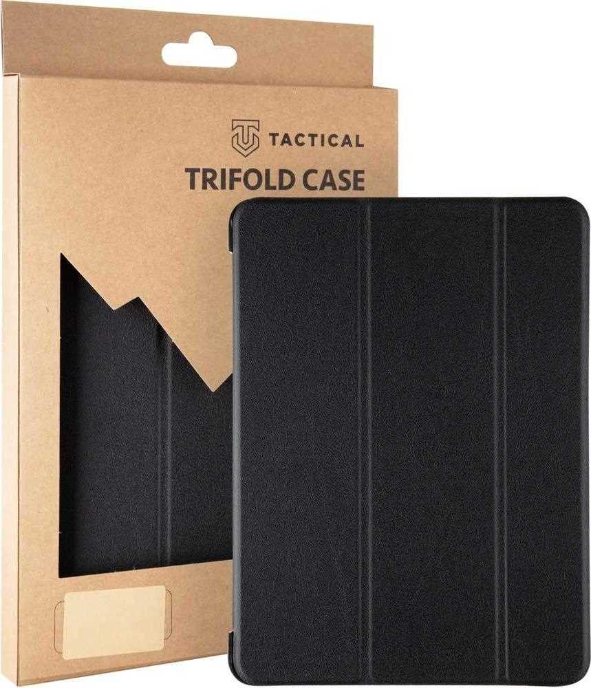 NoName Taktické trojskladové puzdro Book pre iPad 10.2. 2020 / 10.2 2019 Čierna