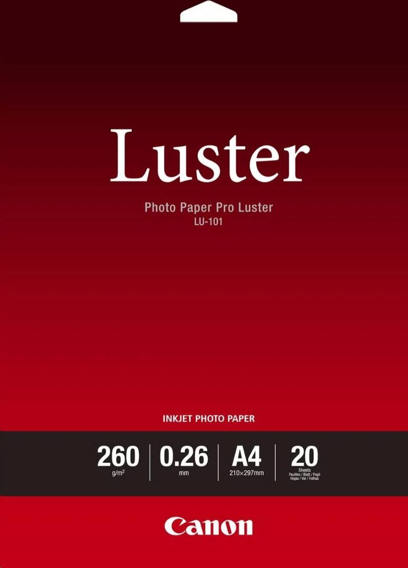 Canon PAPIER LU-101 A4 20 listov