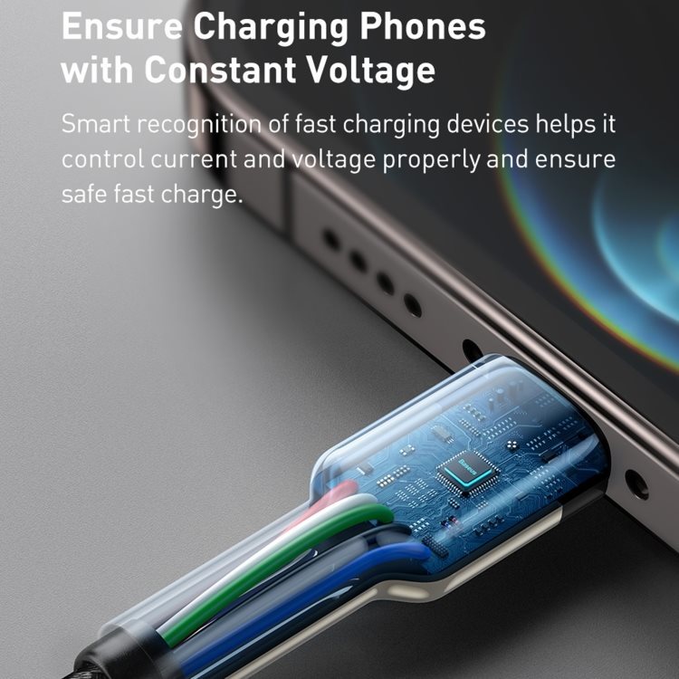 Baseus Cafule Series USB-C na Lightning PD 20W nabíjací/dátový kábel 0.25 m, čierna