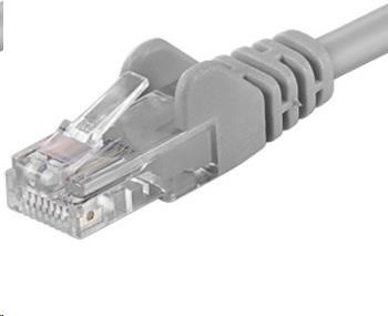 PREMIUMCORD Patch kábel UTP RJ45-RJ45 CAT5e 30m sivý