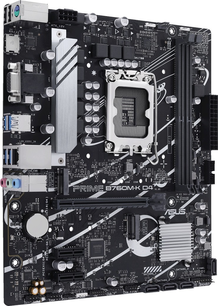 ASUS MB Sc LGA1700 PRIME B760M-K DDR4, Intel B760, 2xDDR4, 1xHDMI, 1xVGA, mATX