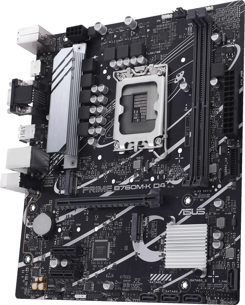 ASUS MB Sc LGA1700 PRIME B760M-K DDR4, Intel B760, 2xDDR4, 1xHDMI, 1xVGA, mATX