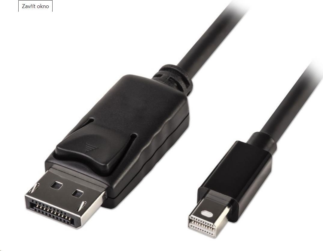 PREMIUMCORD Mini DisplayPort - DisplayPort V1.2 pripojovací kábel M/M 1m