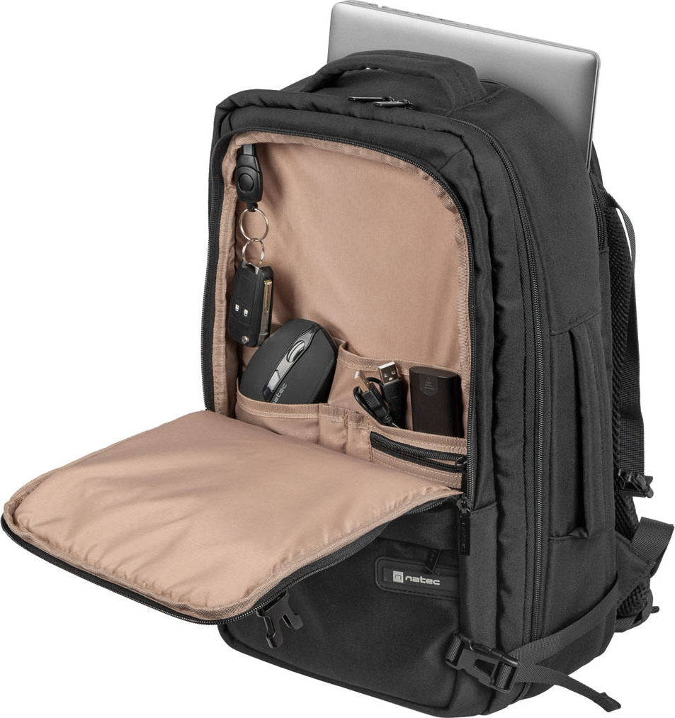 Batoh pro nb Natec CAMEL LIGHT 15.6", 19 L, černá