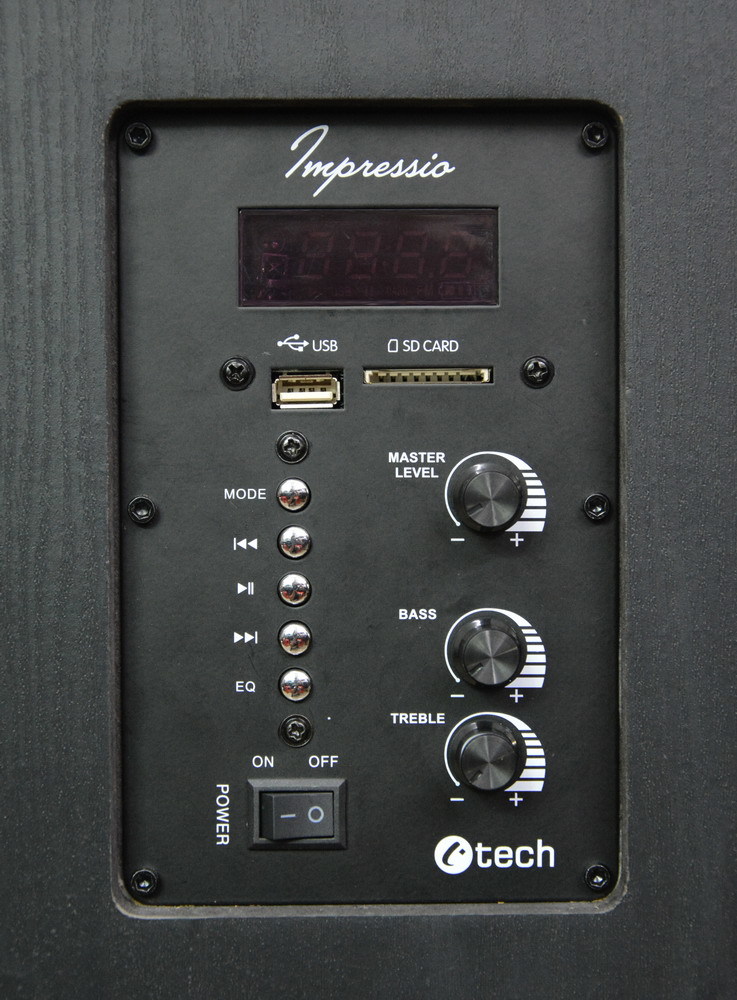 C-TECH Impressio Virtus/Stereo/100W/Černá
