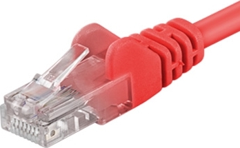 PremiumCord Patch kabel UTP RJ45-RJ45 CAT6 3m červená