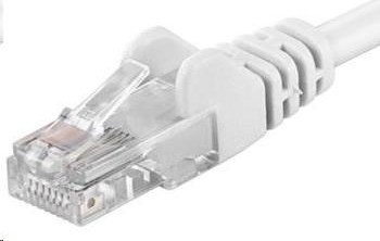 PREMIUMCORD Patch kábel UTP RJ45-RJ45 CAT5e 0.5 m biela