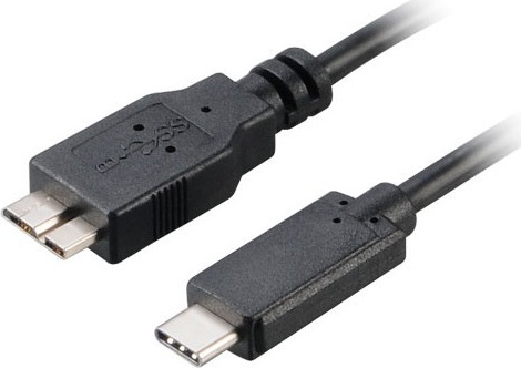 AKASA - USB 3.1 typ C na mikro B adaptér - 100 cm