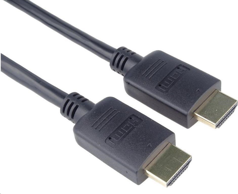 Kábel HDMI PREMIUMCORD 2.0 High Speed + Ethernet, pozlátené konektory, 1,5 m