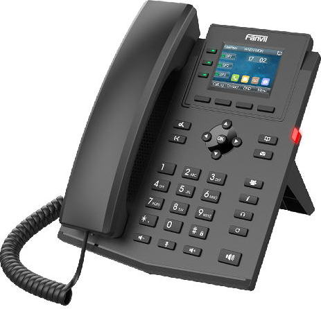 Grandstream Fanvil X303G SIP telefon, 2,4"bar.disp., 4SIP, dual Gbit, PoE