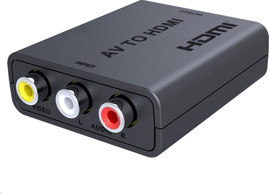 PREMIUMCORD AV kompozitný signál a stereo zvuk na HDMI 1080P konvertor