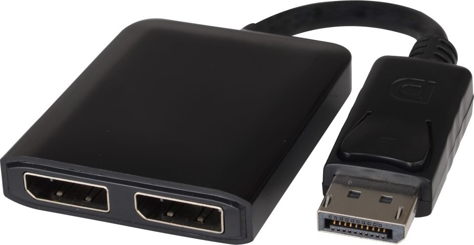PREMIUMCORD DisplayPort adaptér - 2x DisplayPort, rozšírenie + zrkadlenie, 4K*2K@30Hz
