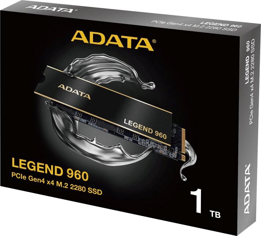 A-Data ADATA SSD 1TB LEGEND 960, PCIe Gen4 x4, M.2 2280, (R:7400/ W:6000MB/s)