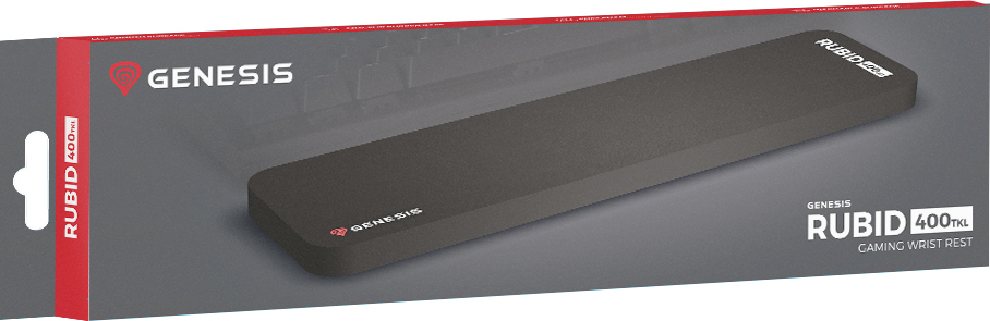 Genesis ergonomická opěrka zápěstí ke klávesnici RUBID 400, 470x95x18mm