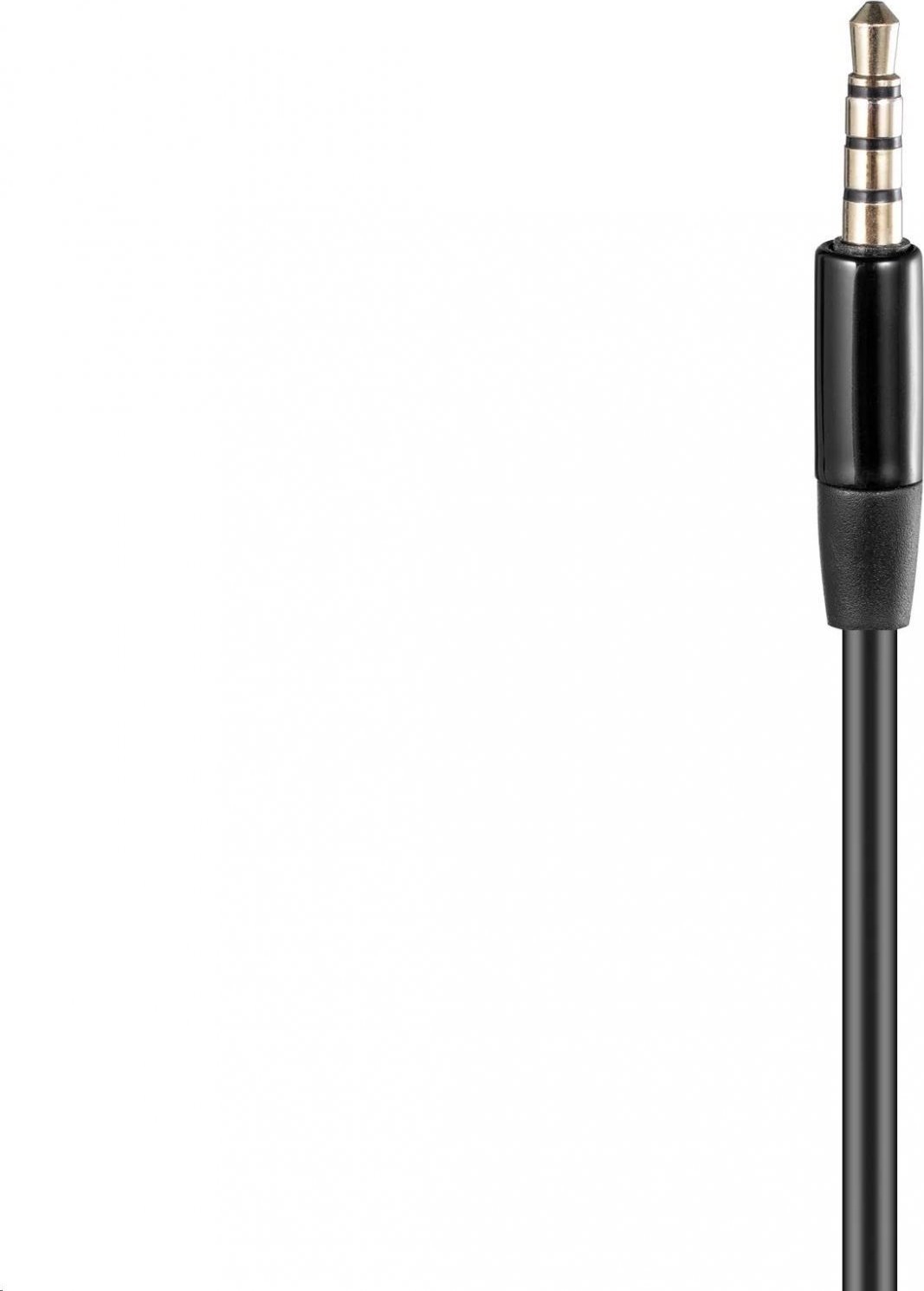 Náhlavná súprava Sandberg SAVER s mikrofónom, 3,5 mm jack, stereo, čierna
