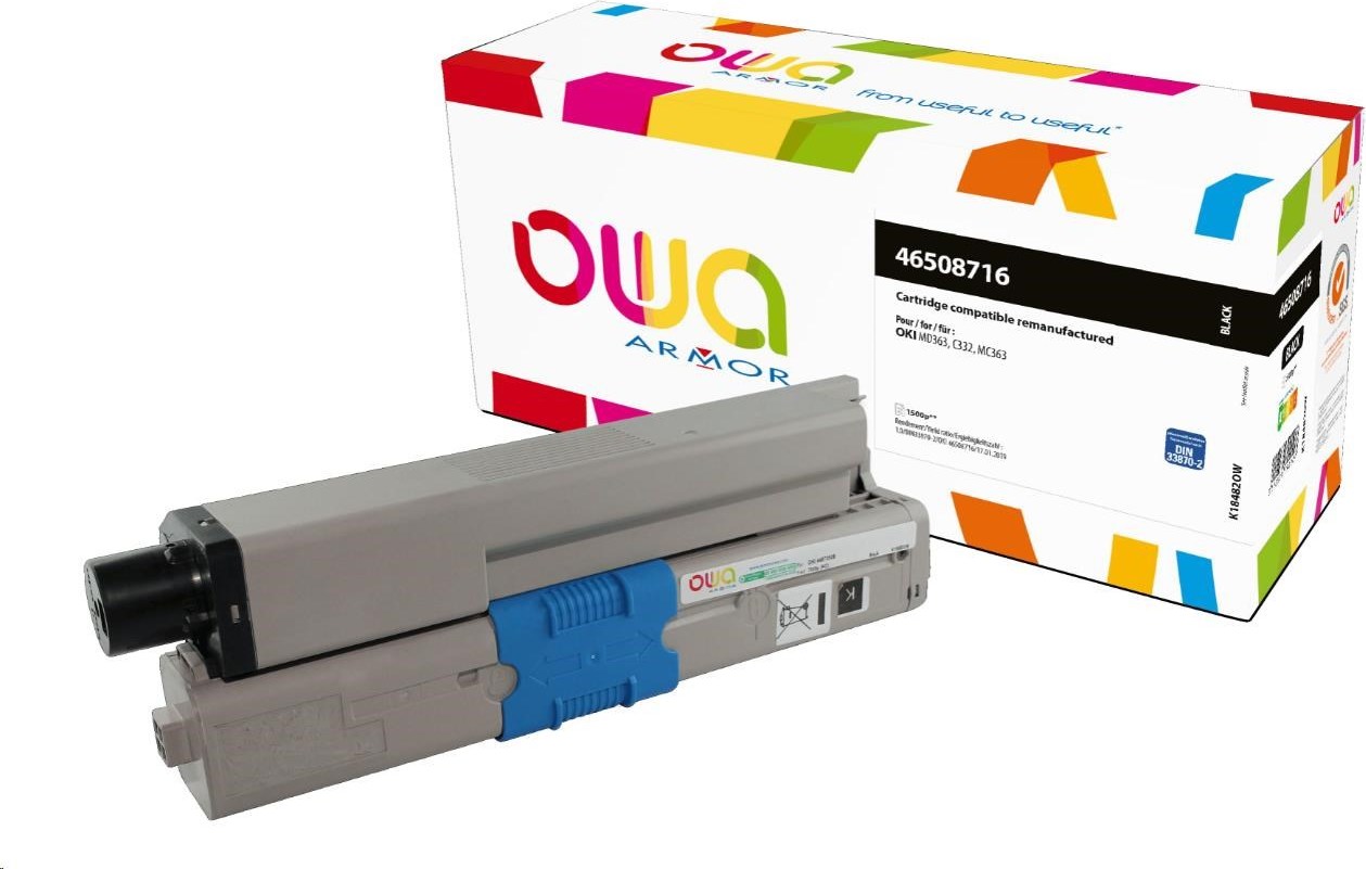 Toner ARMOR pre OKI C823 833 833 834 843 (46471104) čierny/čierny 7000 str
