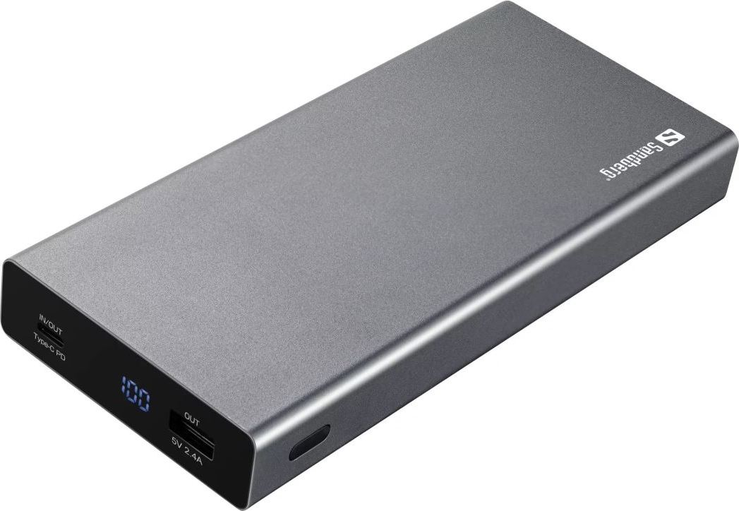 Sandberg power bank USB-C, PD 100 W, 20000 mAh