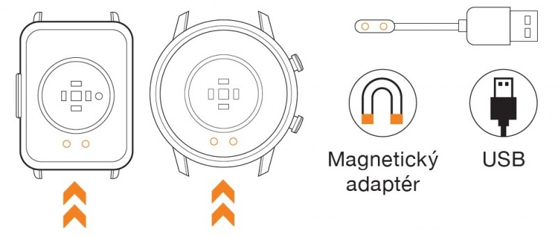 NABÍJECÍ MAGNETICKÝ ADAPTÉR PRO ALIGATOR WATCH PRO / ALIGATOR WATCH LIFE