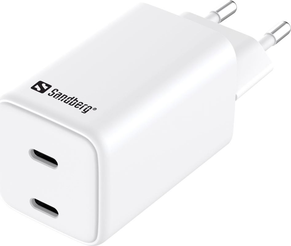 NoName Sandberg AC Charger Dual USB-C PD65W EU